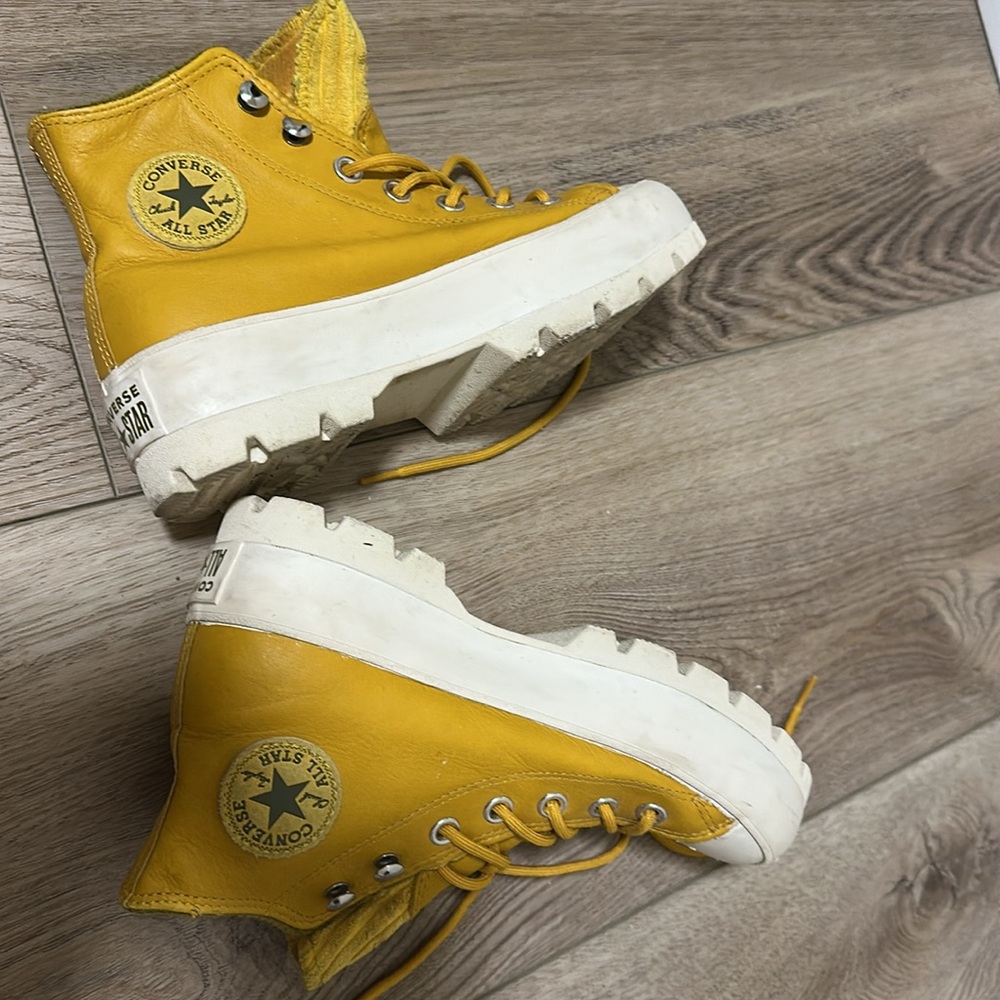 Women’s Converse Yellow High Top Platform